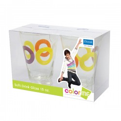 Чаша за вода Ocean Color Me 3B16115 02G0004 435ml, 2 броя