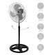 Вентилатор на стойка 18''Muhler FM-8138D 3в1, 70W, индустриален, на стойка, стена, под Вентилатор на стойка 18''Muhler FM-8138D 3в1, 70W, индустриален, на стойка, стена, под