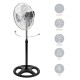 Вентилатор на стойка 16''Muhler FM-6136D 3в1, 50W, индустриален, на стойка, стена, под Вентилатор на стойка 16''Muhler FM-6136D 3в1, 50W, индустриален, на стойка, стена, под