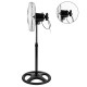 Вентилатор на стойка 16''Muhler FM-6136D 3в1, 50W, индустриален, на стойка, стена, под Вентилатор на стойка 16''Muhler FM-6136D 3в1, 50W, индустриален, на стойка, стена, под