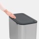 Кош за смет Brabantia Bo Touch 36L, Matt Steel Fingerprint Proof