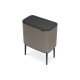 Кош за смет Brabantia Bo Touch 11+23L, Platinum