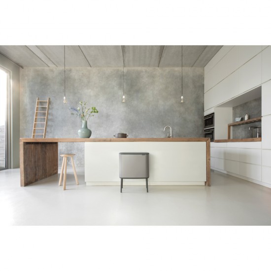 Кош за смет Brabantia Bo Touch 11+23L, Platinum