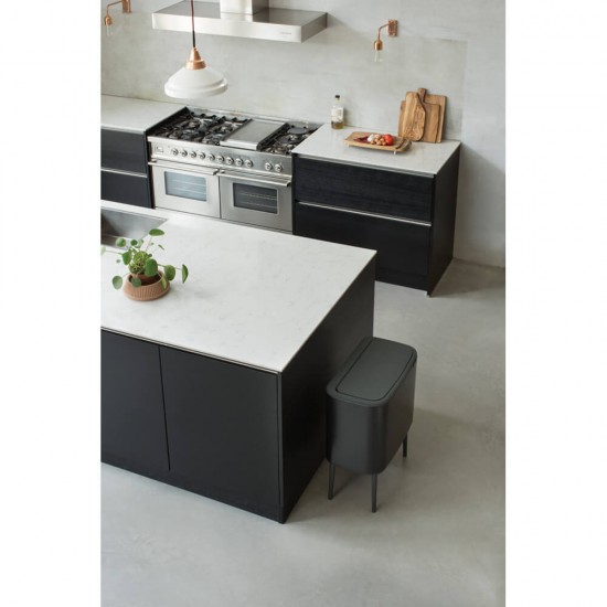 Кош за смет Brabantia Bo Touch 11+23L, Matt Black