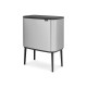 Кош за смет Brabantia Bo Touch 11+23L, Matt Steel Fingerprint Proof