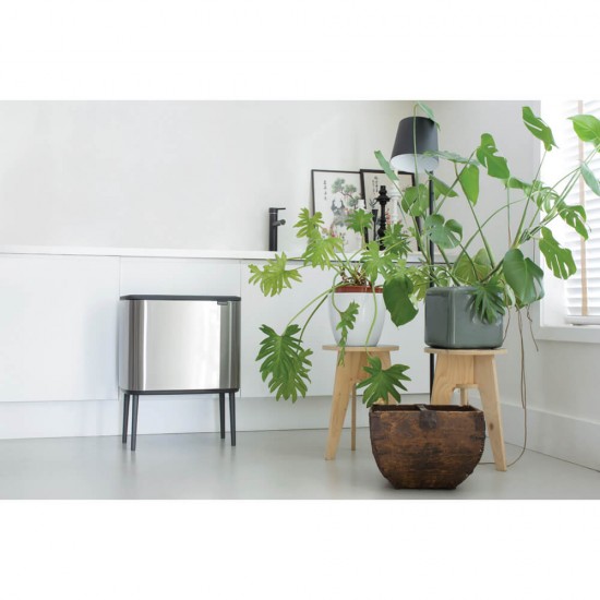 Кош за смет Brabantia Bo Touch 11+23L, Matt Steel Fingerprint Proof