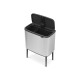 Кош за смет Brabantia Bo Touch 11+23L, Matt Steel Fingerprint Proof