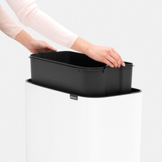 Кош за смет Brabantia Bo Touch 3x11L, White
