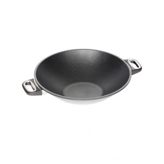 Уок тиган AMT 36cm, височина 9cm, 4.3L, две дръжки Уок тиган AMT 36cm, височина 9cm, 4.3L, две дръжки