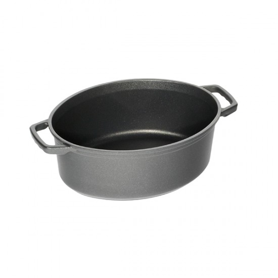 Съд за печене AMT 32х25cm, височина 12cm, 6L, индукция Съд за печене AMT 32х25cm, височина 12cm, 6L, индукция
