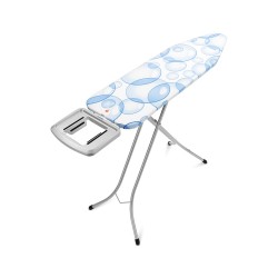 Маса за гладене Brabantia B 124x38cm с масивна поставка за ютия, PerfectFlow Bubbles
