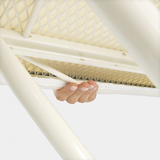 Маса за гладене Brabantia A 110x30cm с поставка за ютия, Cotton Flower Маса за гладене Brabantia A 110x30cm с поставка за ютия, Cotton Flower