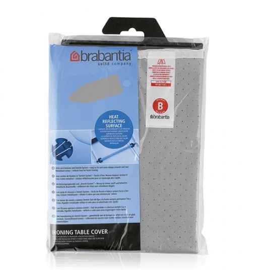 Калъф за маса за гладене Brabantia B 124x38cm, 2mm, Metallised Калъф за маса за гладене Brabantia B 124x38cm, 2mm, Metallised