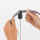 Окачвач за кабел Brabantia Dark Grey, гъвкав Окачвач за кабел Brabantia Dark Grey, гъвкав