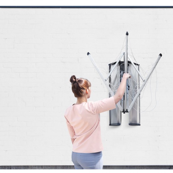 Кутия за простор за стена Brabantia WallFix Matt Steel