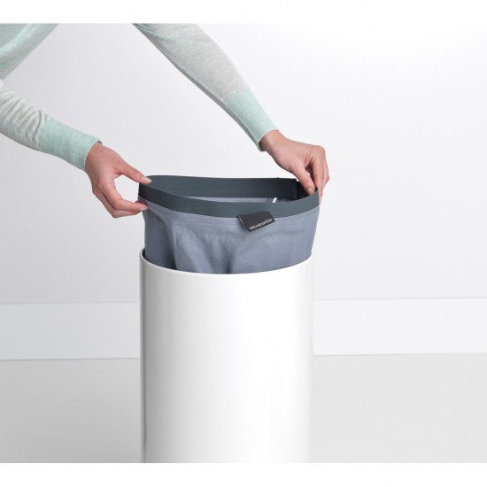 Кош за пране Brabantia 35L, White, корков капак