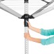 Външен простор Brabantia Lift-O-Matic Advance 50m, котва за бетониране