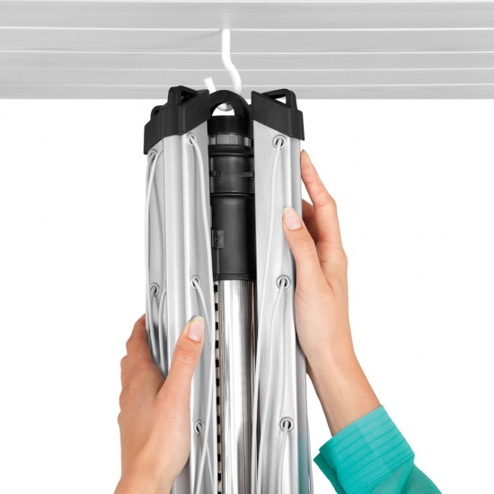 Външен простор Brabantia Lift-O-Matic 40m, метален шип за вкопаване
