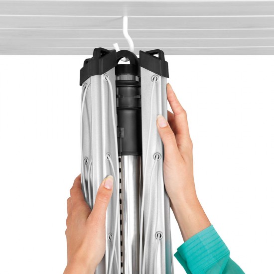 Външен простор Brabantia Lift-O-Matic 50m, метален шип за вкопаване и калъф