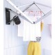 Простор за стена Brabantia WallFix 24m с калъф, Metallic Grey