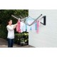 Простор за стена Brabantia WallFix 24m с калъф, Metallic Grey