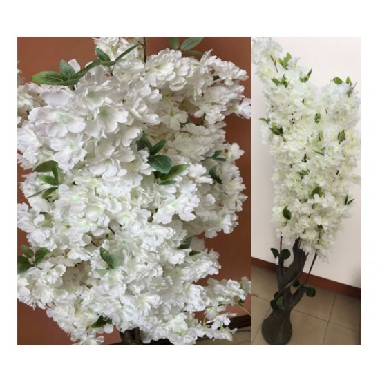 Декоративно цвете - изкуствено дърво Секура бял