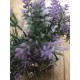 Декоративно цвете - изкуствено дърво бонсай цъфнал лилаво