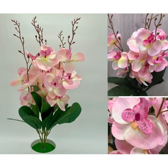 Декоративно цвете - Изкуствена орхидея розова