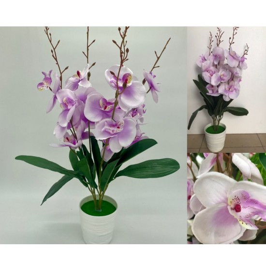 Декоративно цвете - Изкуствена орхидея лилава